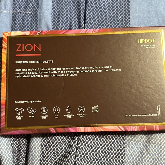 HIPDOT ZION PRESSED PIGMENT PALETTE BRAND NEW! - Picture 3 of 3